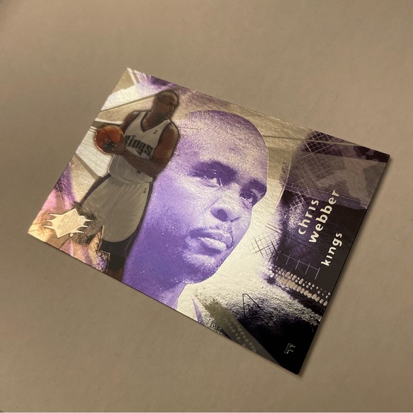 2004 CHRIS WEBBER SPX Upper Deck Sacramento Kings Foil Basketball Card #74 - Picture 2 of 3